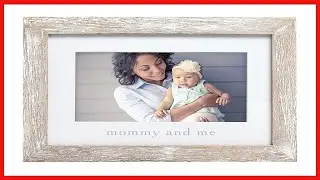 Great product -  Pearhead Mommy and Me Rustic Keepsake Picture Frame, New Mom and Expecting Mom Moth