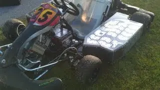 Electric Go Kart at Thisted Go kart Track
