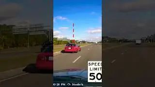 Typical #dashcam #florida #floridalife #travel #traffic #us192 #ddpai #automobile #honda #tour #sun￼