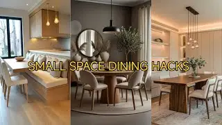 How to design a dining table in a small space | Modern layout ideas