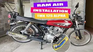 INSTALLING RAM AIR FOR TMX 125  l  TITANIUM RAM AIR  l  THAI PROJECT