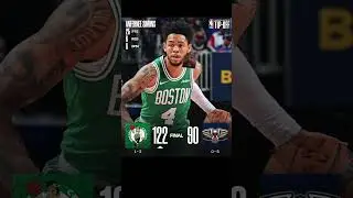 Boston Celtics versus New Orleans pelicans game score ￼