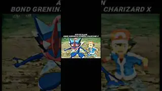 ASH VS ALAIN || BOND GRENINJA VS MEGA CHARIZARD X || BATTLE 💪 || LIKE KATO YAAR #shorts