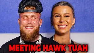 Jake Paul Meets HAWK TUAH (Haliey Welch) For The First Time