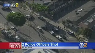 Update: 2 El Monte Police officers shot