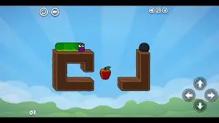 Apple worm level 06 and 07 #appleworm 