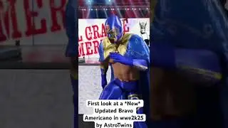 Первый взгляд на *новую* обновлённую версию Bravo Americano в WWE2K25.