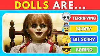 Насколько вы напуганы? 😱 | Тест ужасов | Оцените свои страхи