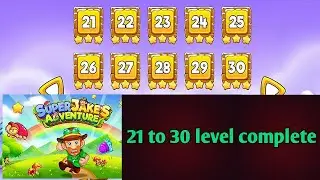 super Jake's adventure 21to30 level gameplay