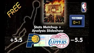My FREE NBA Point Spread Pick for Mon. 3/25/24 Pacers @ Clippers