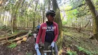 제주도 임도 끌바 들바 구간 입니다