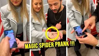 MAGIC SPIDER PRANK !!! (Make anyone Scream using your iPhone)