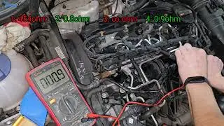 How to Test Glow Plugs 🔥 with a Multimeter on a VW Golf 6 &ndash; Easy DIY Guide!