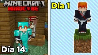 🔴 365 Días REALES en Minecraft Hardcore Día 14 + Primera vez en One Block Día 1
