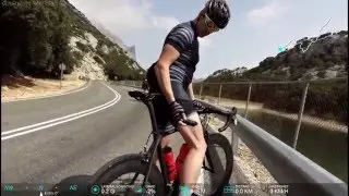 Cycling Puig Mayor downhill, Swedish bicycle brand, Memil Road Bike, Mallorca april 2016