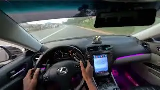 morning drive in @orion_s1k lexus is350 | rev limiter | rolling burnout | pov