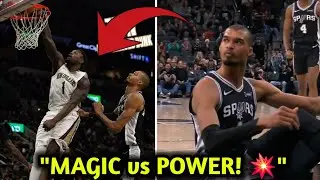 WEMBY LOSES BALL... SCORES ANYWAY?! 🤯 Then ZION DUNKS ON HIM! #nba