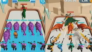 Merge Dinosaur Updated Level 11-20 Gameplay Android Mobile Game Walkthrough