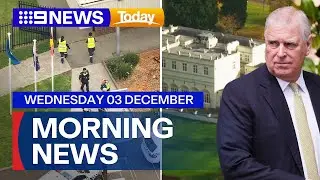 Principal stabbed at Melbourne school; Inquiry into Royal family properties | 9 News Australia