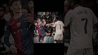 Gavi vs Vinijr 🧐🧐🤨🤨 #realmadrid #championsleague #barcelona #viniciusjr #gavi #viralvideos