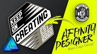 Affinity Designer Tutorial - Basic Logo Design Tutorial