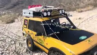 Fms Fcx10 Land Rover Discovery Camel Trophy First trailing adventure#fms #fcx10 #cameltrophy 