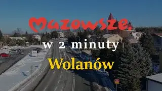Wolanów i Zalew Domaniowski z lotu ptaka | Mazowsze w 2 minuty