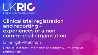 Clinical trial registration and reporting - experiences of a non-commercial organisation