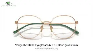 Vouge 0VO4280 Eyeglasses 5 1 5 2 Rose gold 50mm