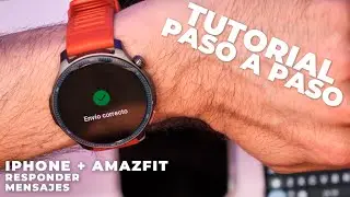 iPhone 📲 Responde Mensajes con un RELOJ AMAZFIT ⌚ Tutorial paso a paso