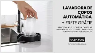 Lavadora de Copos Autom&aacute;tica CupWasher Premium | Praticidade e Higiene
