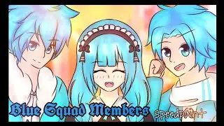 Blue Squad Members || Inquisitormaster & ZacharyZaxor Squad || Drake, Skye and Sora || Speedpaint