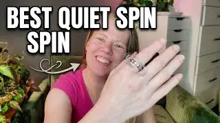 Best Anxiety Rings for Women? Silent Spinning Silver Fidget Ring Jewelry Review