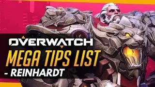 Overwatch | MEGA Reinhardt Guide for Non-Reinhardts! - Tips and Advice