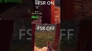 Horizon Zero Dawn on Steam Deck: FSR ON vs OFF image quality