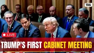 LIVE: President Trump's First Cabinet Meeting | Elon Musk, DOGE, USA Policy & Federal Workers