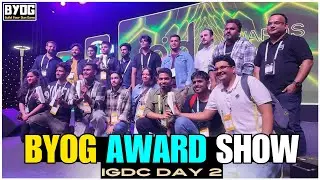 India GDC 'BYOG' Awards 2024 hosted by @gamedevin
