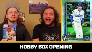 MY BROTHER GOT A FREE HOBBY BOX OF 2025 TOPPS CHROME UPDATE FROM A SUBSCRIBER! 