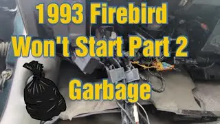 1993 Pontiac Firebird(Kill switch Failure)