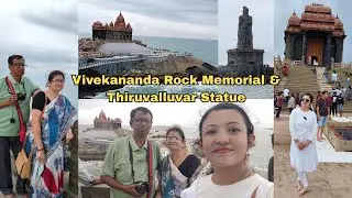 Wow!! Vivekananda Rock জায়গাটা কি সুন্দর ❤️🥰 Thiruvalluvar Statue টা কি বড়ো 😱😱