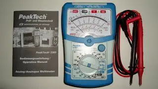 PeakTech 3385 Analogmeter Review
