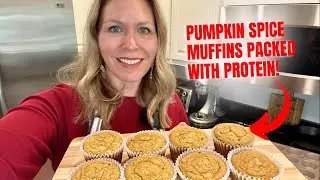Easy Pumpkin Spice Protein Muffins | Guilt-Free Fall Treat!