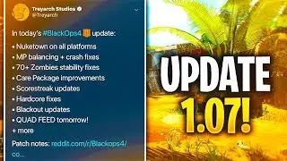 NEW UPDATE 1.07 / ABR & SWORDFISH GOT A BUFF / SCORESTREAK CHANGES AND NEW WEAPON VARIANTS