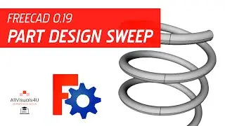 🧬 FreeCAD Part Design - FreeCAD Sweep Helix - Additive Pipe