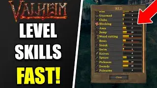 QUICKLY Level Up Skills In Valheim | Short Guides