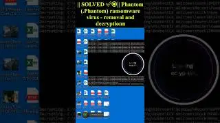 Phantom (.Phantom) ransomware virus #shorts #trending #Phantom