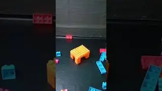 Satisfying DIY Blocks Table | Lego Building Blocks Videos | #buildingblockstoys #shorts