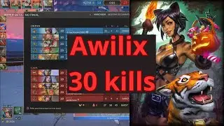 Awilix 30 kills  smite 2