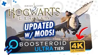 HOGWARTS LEGACY на Boosteroid 4K: ОБНОВЛЕНИЕ + МОДЫ!