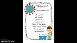 We Recycle Song